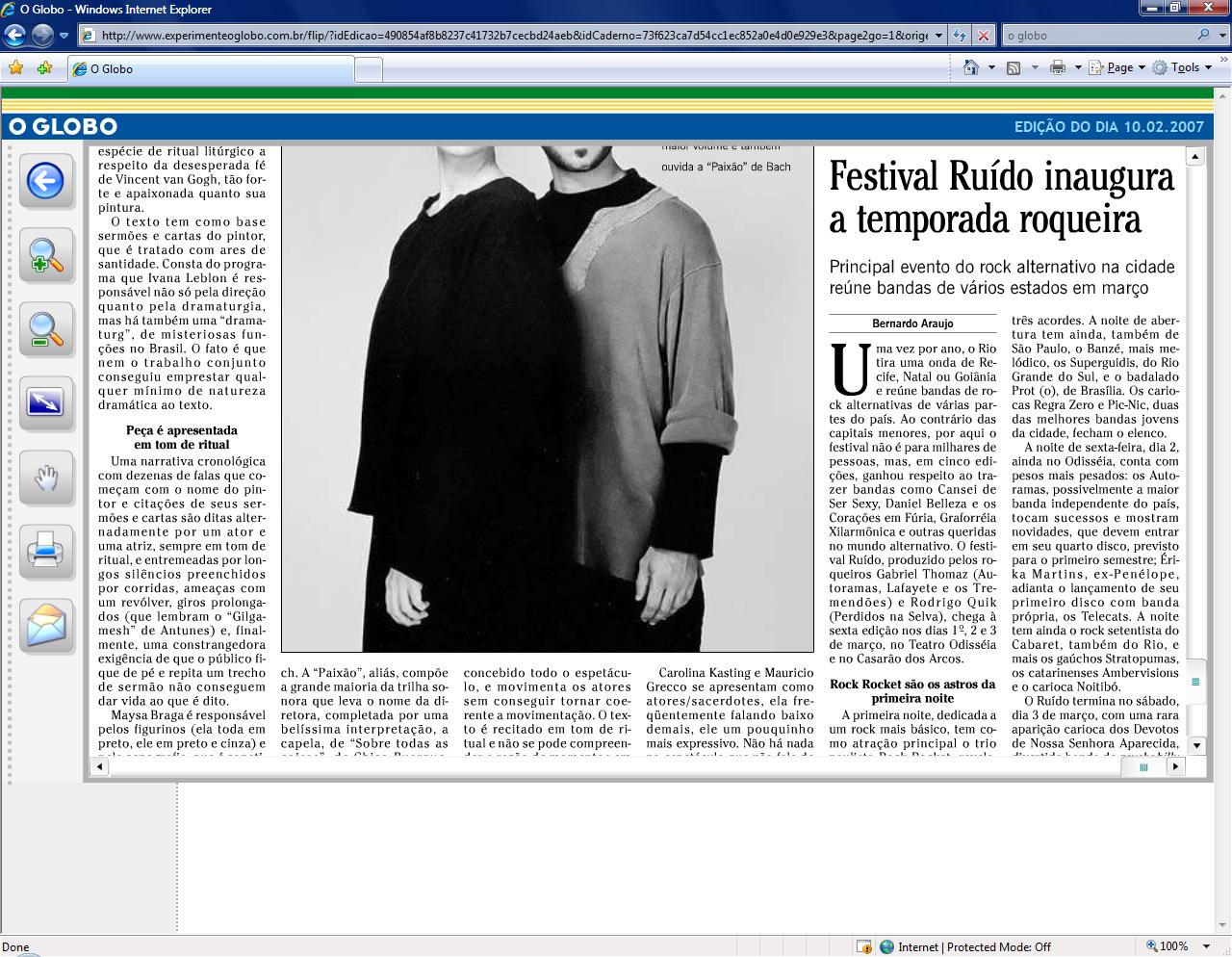 Ruído - O Globo (Online)